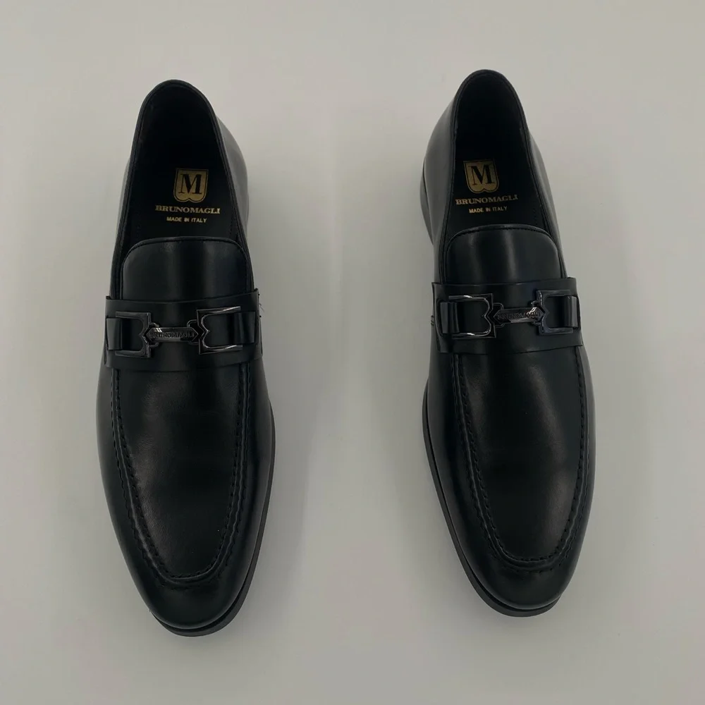 BRUNO MAGLI Men's Javier Black Calf
Loafer Shoes - Picture 6 of 10